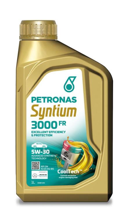 Huile moteur PETRONAS SYNTIUM 3000 FR 5W-30  1L - ref. 70260E18EU